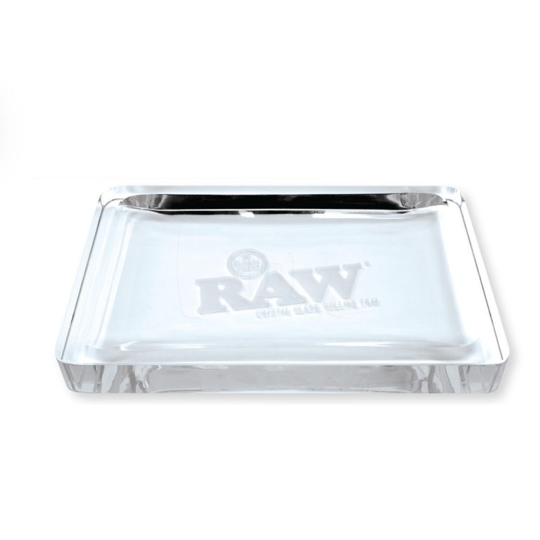 RAW Limited Edition Crystal Glass Rolling Tray 
